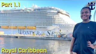 Island Hopping On A 7 Day Cruise With Royal Caribbean (Wonder Of The Sea's) ~ Embarkation Day!