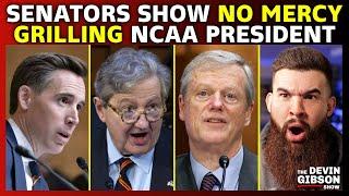 HEATED EXCHANGE! Senator Hawley and Kennedy Show No Mercy Grilling NCAA President