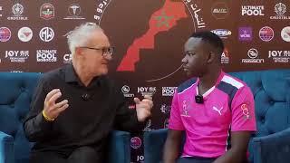 Chandiga Ceaser "Da Scorpion" with Mark White Interview in 𝙈𝙖𝙧𝙧𝙖𝙠𝙚𝙨𝙝 #ultimatepoolmorocco