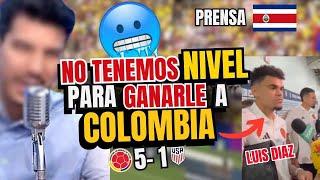 PRENSA TICA CON MIEDO POR EL NIVEL DE COLOMBIA tras GOLEADA A EE.UU. !!  ESTA EN OTRO NIVEL !!