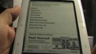 In-depth walk around the Barnes & Noble Nook ebook reader.