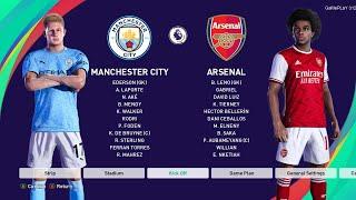 PES 2021 - Manchester City vs Arsenal - Premier League - Derby Match - Gameplay PC