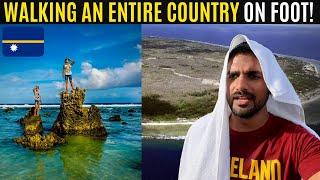 Walking across an entire country on foot: Nauru! 