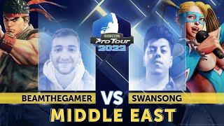 BeamTheGamer (Ryu) vs. Swansong (R. Mika) - Top 16 - Capcom Pro Tour 2022 Middle East