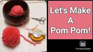 How to Use a Pom Pom Maker | Dollar Tree Pom Pom Maker