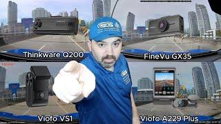 Viofo A229 Plus vs Viofo VS1 vs Thinkware Q200 vs FineVu GX35