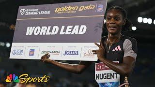 Nugent shocks Americans with fastest 100m hurdles of 2024 for Rome Diamond League crown | NBC Sports