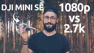 FILMAR EM 1080P OU 2.7K NO DJI MINI SE? TEM DIFERENÇA?