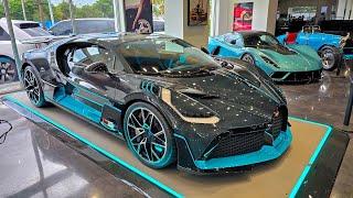 Bugatti DIVO, Hennessey Venom F5, Pagani Huayra BC - Supercar Paradise at Prestige Imports Miami