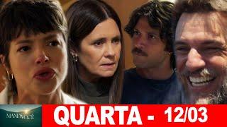 MANIA DE VOCÊ | Capitulo de hoje | Quarta - Feira (12/03/2025) RESUMÃO