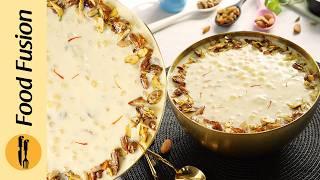 Sagudana Custard Kheer Recipe by Food Fusion