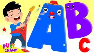 Learning Our ABCs Together (Preschool Alphabet Song) | Animal Time | Busy Champ - Nursery Rhymes