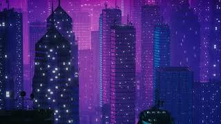 Synthwave City Animation Loop - Creative Commons