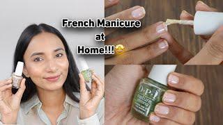 French Manicure at Home in 10 Minutes with OPI India