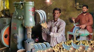 Incredible Forging Making A Sickle Mass Production Of With Power Hammer || درانتی کیسے بنائیں