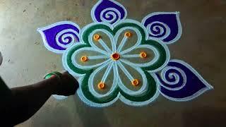 Aadi 1 padi kolam3*2 aadivelli rangoli kolamaadiperukku special kolamdesign @kanishcreatives