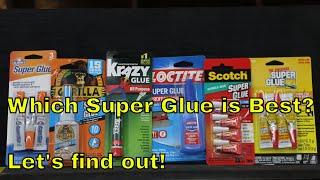 Which Super Glue Brand is the Best?  Let's find out!