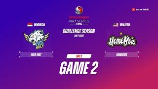 HomeBois vs EVOS Holy GAME 2 Snapdragon Pro Series Season 6 | EVHL vs HB ESPORTSTV