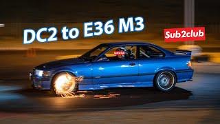 1998 BMW M3 (e36) track car build interview feat. DC2 Integra b18c5