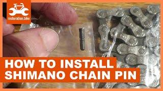 How to install a Shimano chain pin in 3 easy steps