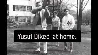 Yusuf Dikec  at home..