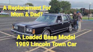 Mom & Dad's "New" 26k Original Mile 1989 Lincoln Town Car Loaded Base Model