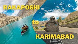 Rakaposhi View point to Karimabad - Karachi to Deosai, Hunza Bike Tour - EP 09 - Shah Sawaar