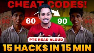 PTE Read Aloud Cheat Codes! | 15 Hacks in 15 Min!