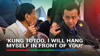 Chaos as enraged Duterte nearly throws mic at Trillanes over bank accounts | ABS-CBN News