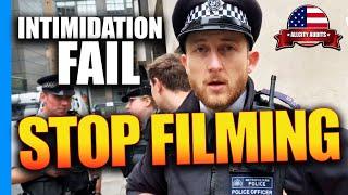 Public PHOTOGRAPHY is NOT A CRIME | OFFICER INTIMIDATION FAIL | 1A AUDIT