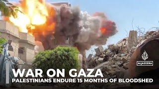 Israel's war on Gaza: Palestinians endure 15 months of bloodshed