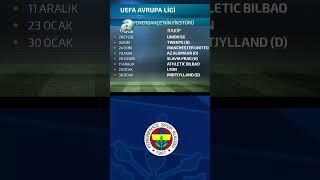 Fenerbahçe'nin UEFA Avrupa Ligi Fikstürü