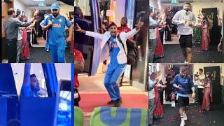 Arshdeep Singh, Shreyas Virat,  Rohit celebration & Indian Team grand welcome at Dubai Taj after won