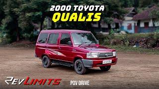 2000 Toyota QUALIS | 2.5L 75 BHP | Smoothest MUV | POV Test Drive #194 | RevLimits | #qualis #toyota