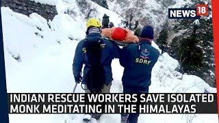 Rescue Workers Trek For 25 Miles To Save A Hindu Monk Meditating In Kedarnath