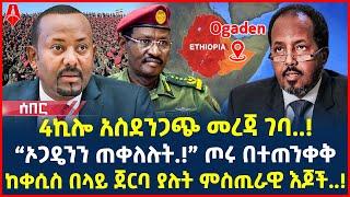 Ethiopia: ሰበር መረጃ | 4ኪሎ አስደንጋጭ መረጃ ገባ..! | “ኦጋዴንን ጠቀለሉት.!” ጦሩ በተጠንቀቅ | @ShegerTimesMedia