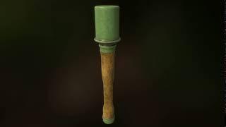 World War II - German M24 Stick Grenade (3D Model)