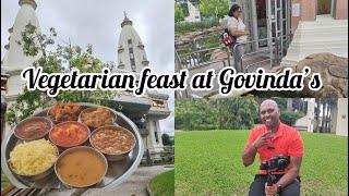 Govinda’s Restaurant at Hare Krishna Temple || Vegetarian meals || Chatsworth Tourism || SA YouTuber