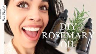 HOW I MAKE ROSEMARY OIL AT HOME FOR MY HAIR!