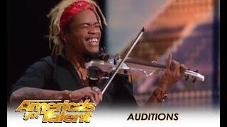 Brian King Joseph: Viral Violinist Known As “The King Of Violin” WOWS! | AGT 2018