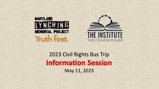 2023 MLMP Bus Trip info session