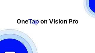 Take your productivity on Vision Pro to the next level with OneTap