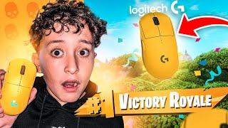 TOP 1 avec ma NOUVELLE SOURIS EDITION LIMITÉ sur FORTNITE BATTLE ROYALE ! (1000 exemplaires)