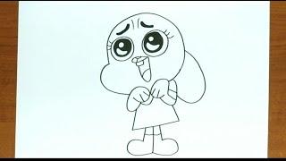 How to Draw ANAIS WATTERSON GUMBALL