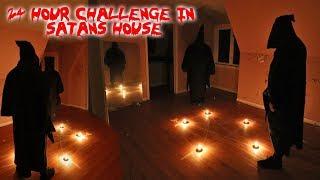 24 HOUR OVERNIGHT CHALLENGE IN SATANS HOUSE! PARANORMAL ACTIVITY | MOE SARGI