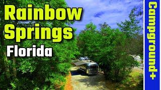 Rainbow Springs Canoe, Swim, History & Site by Site Campground Tour(RV Living Full Time)4K