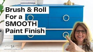 Brush and Roll For a SMOOTH Paint Finish