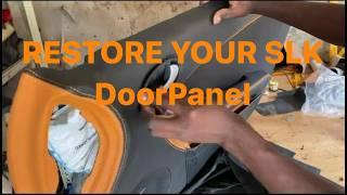 How to Super Clean your Interior Door Panels - Mercedes Benz SLK Upholstery Restoration at JVSP