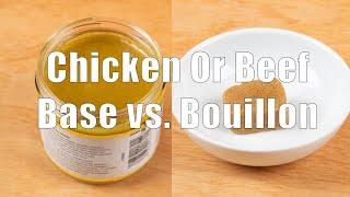 Chicken or Beef Base vs. Bouillon (Home Cooking 101) DiTuro Productions