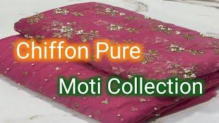 Chiffon  Moti Collection | Chiffon Pure Embroidery Collection |Pakistani |Chiffon Dress Desniges 23